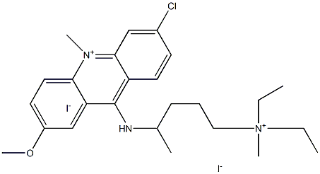 dimethylquinacrine Struktur