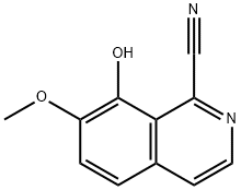 1-Isoquinolinecarbonitrile,8-hydroxy-7-methoxy-(9CI) Struktur