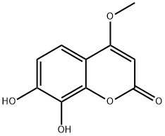 2H-1-Benzopyran-2-one,7,8-dihydroxy-4-methoxy-(9CI) Struktur