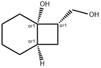 Bicyclo[4.2.0]octane-7-methanol, 6-hydroxy-, (1R,6S,7S)-rel- (9CI) Struktur