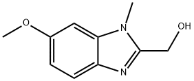 1H-Benzimidazole-2-methanol,6-methoxy-1-methyl-(9CI) Struktur