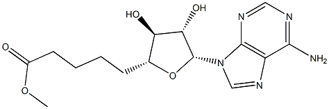 vidarabine 5'-valerate Struktur