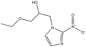 α-Ethoxymethyl-2-nitro-1H-imidazole-1-ethanol Struktur