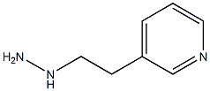 3-(2-hydrazinylethyl)pyridine Struktur