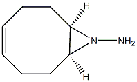 (1α,4Z,8α)-9-Azabicyclo[6.1.0]non-4-en-9-amine Struktur