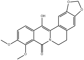 13-Hydroxyoxyberberine Struktur