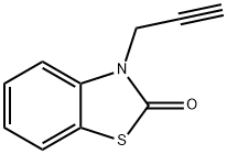 2(3H)-Benzothiazolone,3-(2-propynyl)-(9CI) Struktur