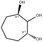 1,2,3-Cycloheptanetriol, (1R,3R)-rel- (9CI) Struktur