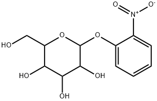 2-(hydroxymethyl)-6-(2-nitrophenoxy)tetrahydro-2H-pyran-3,4,5-triol Struktur