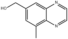 6-Quinoxalinemethanol,8-methyl-(9CI) Struktur