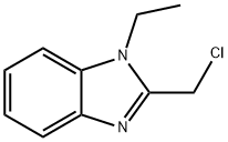 1H-Benzimidazole,2-(chloromethyl)-1-ethyl-(9CI) Struktur