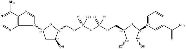 2'-deoxynicotinamide adenine dinucleotide Struktur