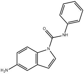 1H-Indole-1-carboxamide,5-amino-N-phenyl-(9CI) Struktur