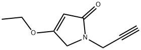 2H-Pyrrol-2-one,4-ethoxy-1,5-dihydro-1-(2-propynyl)-(9CI) Struktur