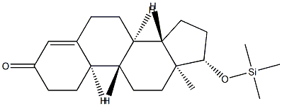 17β-[(Trimethylsilyl)oxy]estr-4-en-3-one Struktur