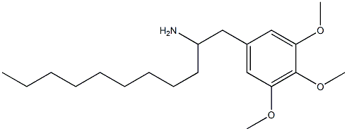 3,4,5-Trimethoxy-α-nonylbenzeneethanamine Struktur