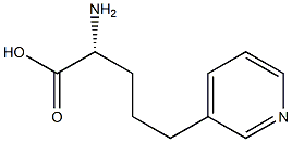 3-Pyridinepentanoicacid,-alpha--amino-,(-alpha-R)-(9CI) Struktur