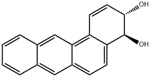 (3S)-3,4-Dihydrobenzo[a]anthracene-3α,4β-diol Struktur