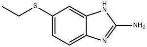 1H-Benzimidazol-2-amine,5-(ethylthio)-(9CI) Struktur