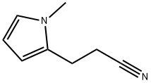 1H-Pyrrole-2-propanenitrile,1-methyl-(9CI) Struktur