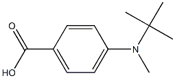 4-[tert-butyl(methyl)amino]benzoic acid Struktur