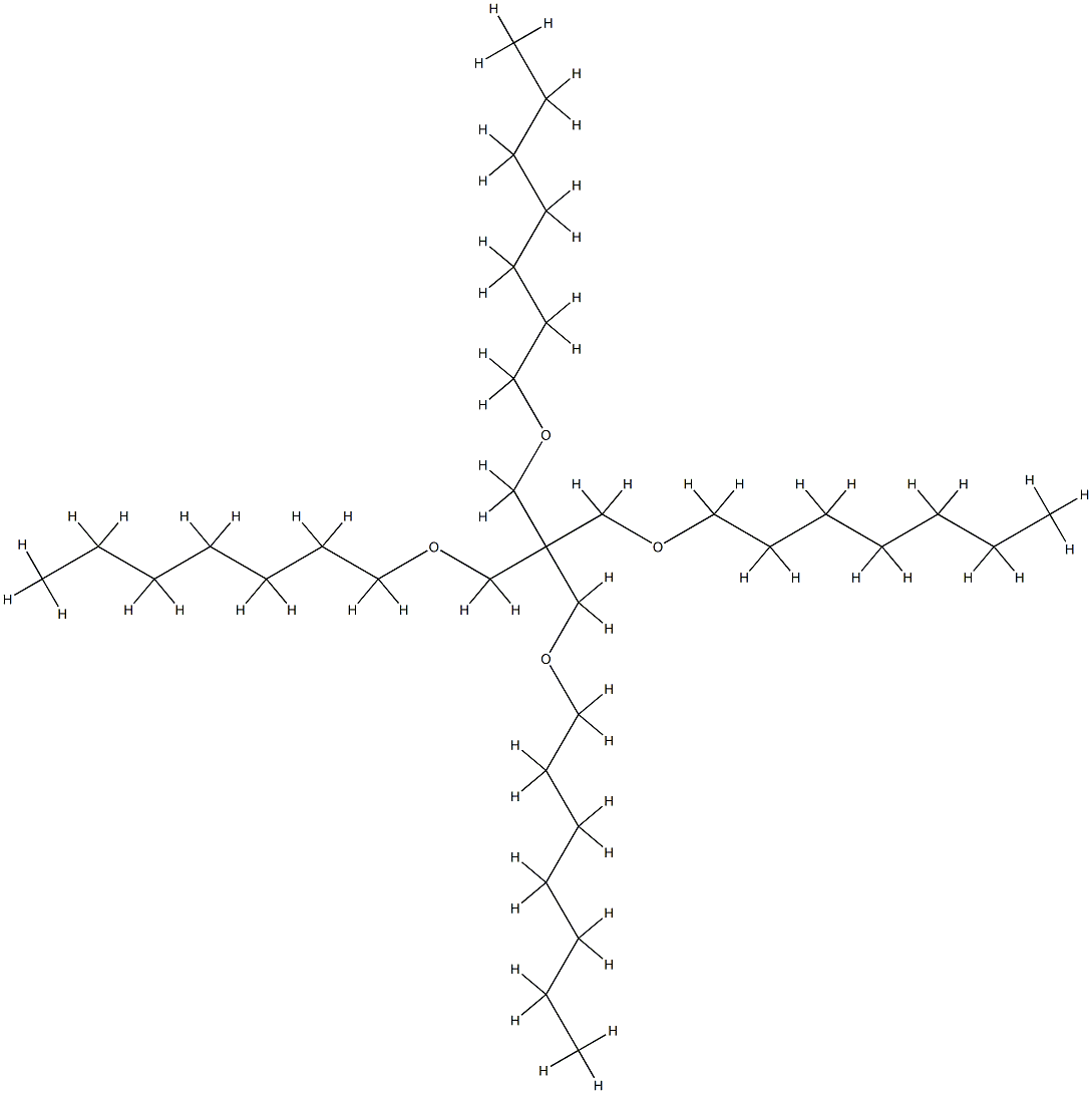 Fatty acids, C5-9, tetraesters with pentaerythritol Struktur