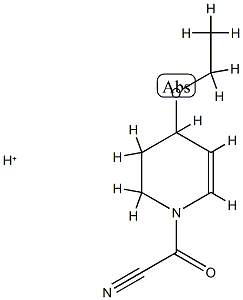 Pyridine,  1-(cyanocarbonyl)-4-ethoxy-1,2,3,4-tetrahydro-,  conjugate  monoacid  (9CI) Struktur