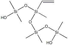 VINYLMETHYLSILOXANE - DIMETHYLSILOXANE COPOLYMERS, TRIMETHYLSILOXY TERMINATED, SILANOL TERMINATED Struktur