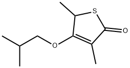 2(5H)-Thiophenone,3,5-dimethyl-4-(2-methylpropoxy)-(9CI) Struktur