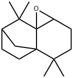 octahydro-4,4,8,8-tetramethyl-4a,7-methano-4aH-naphth[1,8a-b]oxirene Struktur