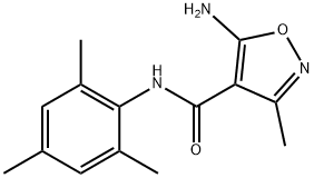 4-Isoxazolecarboxamide,5-amino-3-methyl-N-(2,4,6-trimethylphenyl)-(9CI) Struktur