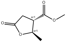 3-Furancarboxylicacid,tetrahydro-2-methyl-5-oxo-,methylester,(2R,3S)-rel- Struktur