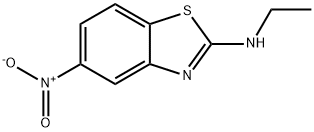 2-Benzothiazolamine,N-ethyl-5-nitro-(9CI) Struktur