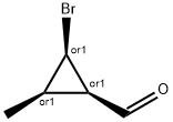 Cyclopropanecarboxaldehyde, 2-bromo-3-methyl-, (1R,2R,3R)-rel- (9CI) Struktur