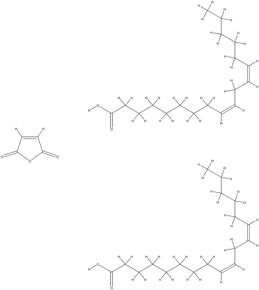 9,12-OCTADECADIENOIC ACID (Z,Z)-DIMER, POLYMER WITH 2,5-FURANDIONE) Struktur