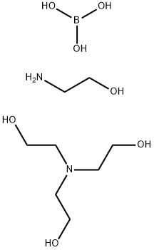 Boric acid (H3BO3), reaction products with ethanolamine and triethanolamine Struktur