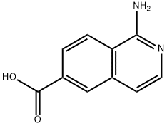 6-Isoquinolinecarboxylicacid,1-amino-(9CI) Struktur