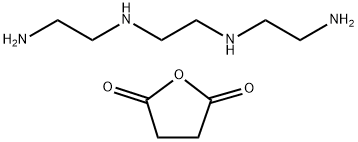 2,5-furandione, dihydro-, polybutenyl derivs.,reaction products with triethylenetetramine Struktur