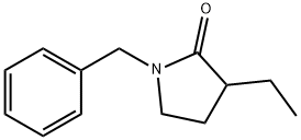 2-Pyrrolidinone,3-ethyl-1-(phenylmethyl)-(9CI) Struktur