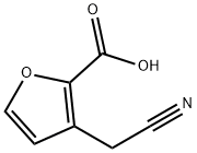 2-Furancarboxylicacid,3-(cyanomethyl)-(9CI) Struktur