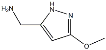 1H-Pyrazole-3-methanamine,5-methoxy-(9CI) Struktur