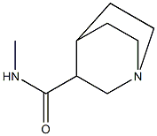 1-Azabicyclo[2.2.2]octane-3-carboxamide,N-methyl-(9CI) Struktur