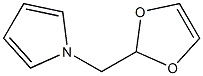 1H-Pyrrole,1-(1,3-dioxol-2-ylmethyl)-(9CI) Struktur