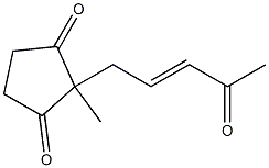 1,3-Cyclopentanedione,2-methyl-2-[(2E)-4-oxo-2-pentenyl]-(9CI) Struktur