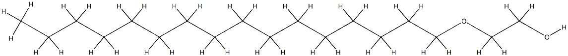 POLYOXYETHYLENE 20 ISOHEXADECYL ETHER Struktur