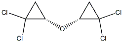 (2R)-1,1-Dichloro-2α-[[(2S)-1,1-dichlorocyclopropan-2-yl]oxy]cyclopropane Struktur