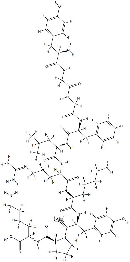 alpha-neoendorphin Struktur