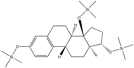 3,14,17β-Tris(trimethylsiloxy)-1,3,5(10)-estratriene Struktur