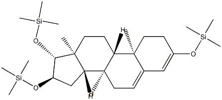 3,16α,17β-Tris(trimethylsiloxy)androsta-3,5-diene Struktur