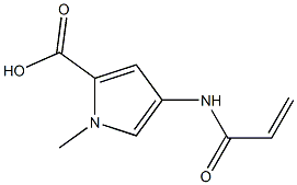 1H-Pyrrole-2-carboxylicacid,1-methyl-4-[(1-oxo-2-propenyl)amino]-(9CI) Struktur